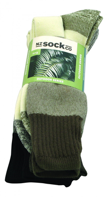 Wool/Acrylic Outdoor Sock 3 Pak