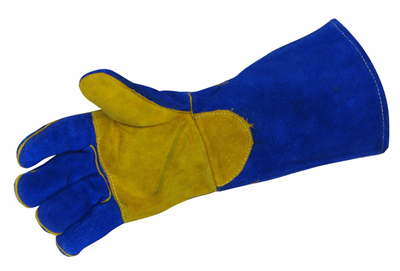 Blue Gold Welders Gloves
