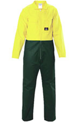 Yakka Day Only Hivis Polycotton Overalls