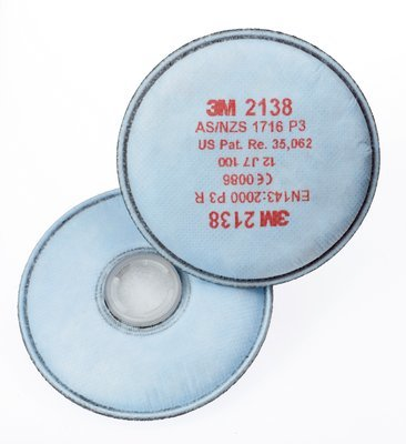 3M™ Particulate Filter 2138, GP2/GP3,