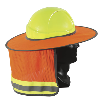 Sunhat for Helmet With Neck Flap