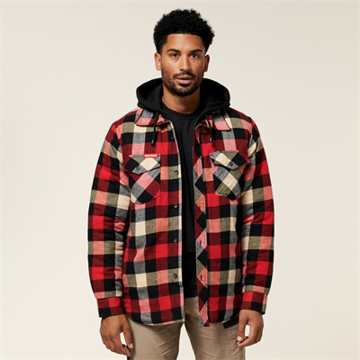 Unisex Quilted Flannel Shacket