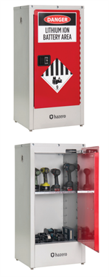 Hazero Lithium-ion Battery Safety Cabinet - Compact
