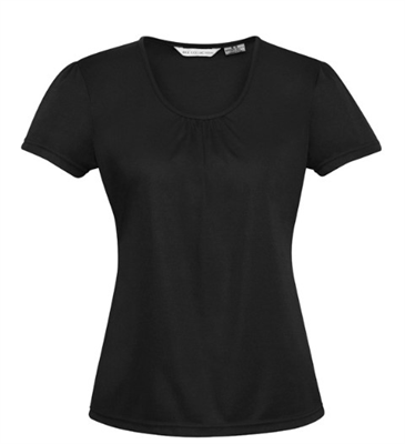 Chic Ladies Short Sleeve Knit Top