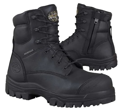 Oliver 45645Z Lace Up Zip Side Safety Boots